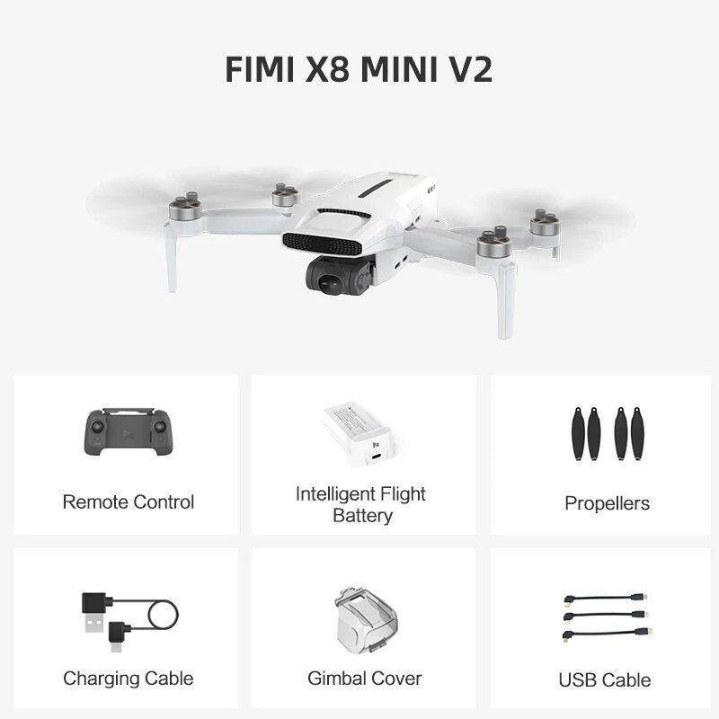 FIMI X8 MINI V2 4K Camera Drone - Lightweight, 250g, 2023 Model image 10
