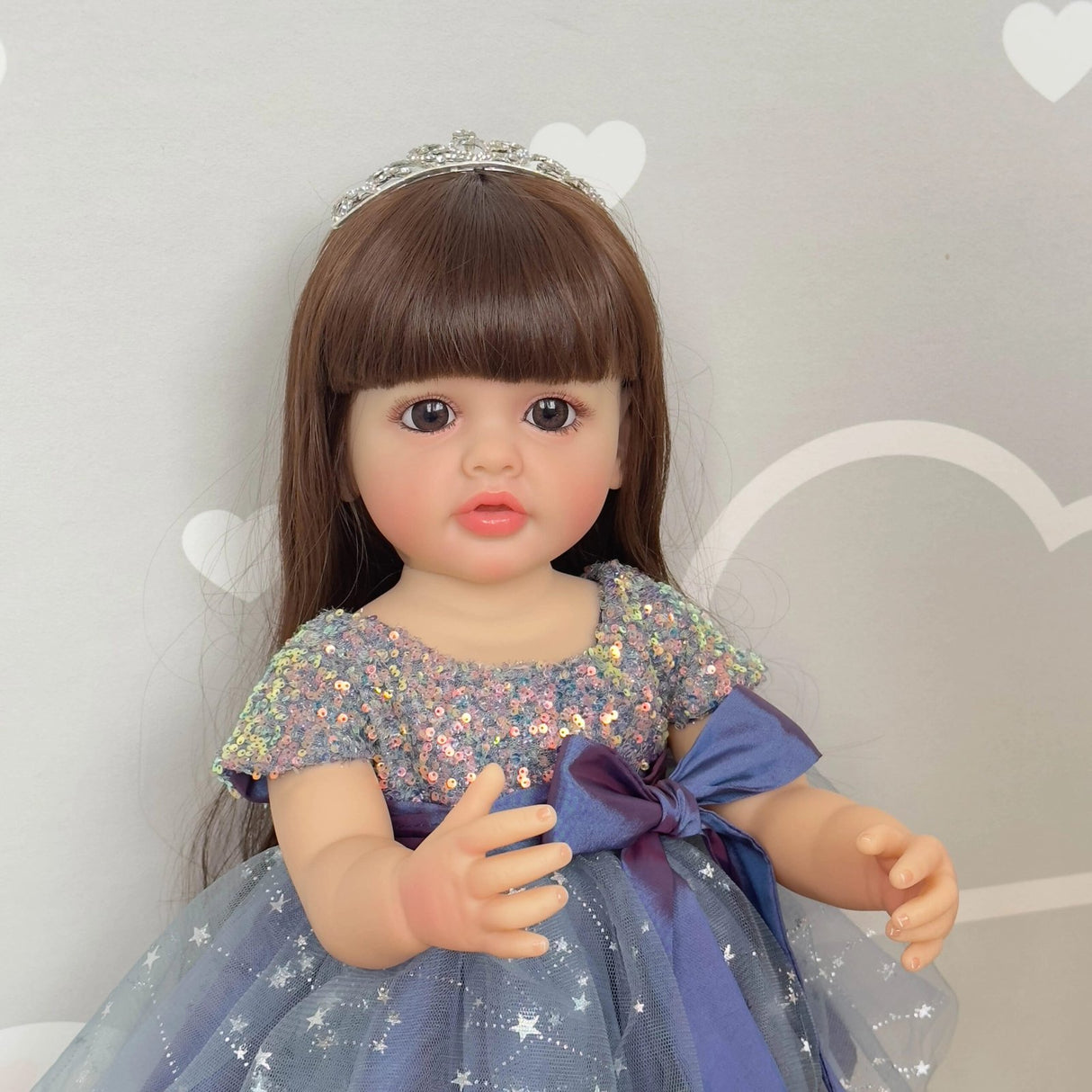 22" Full Body Toddler Doll - Princess Betty, Long Hair image 2