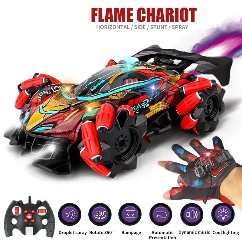 F2 RC Drift Car with Music, LED Lights, 2.4G, Gesture Control image 0