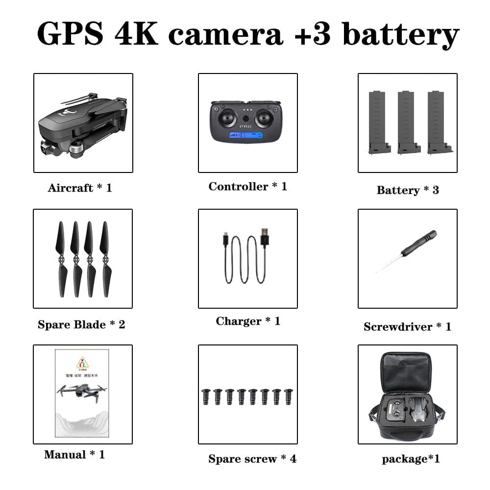 SG906 pro drone 4k HD mechanical gimbal camera 5G wifi gps system image 13