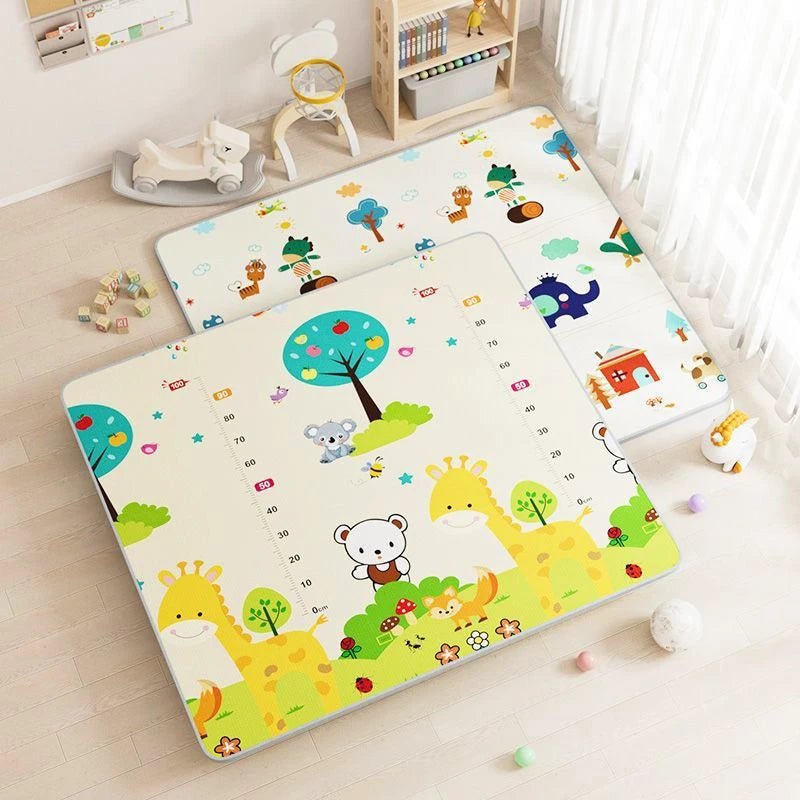 Eco-Friendly Thick EPE Baby Crawling Mat - Folding Play Rug - Image Color Style_691, 180x120x0.5cm image