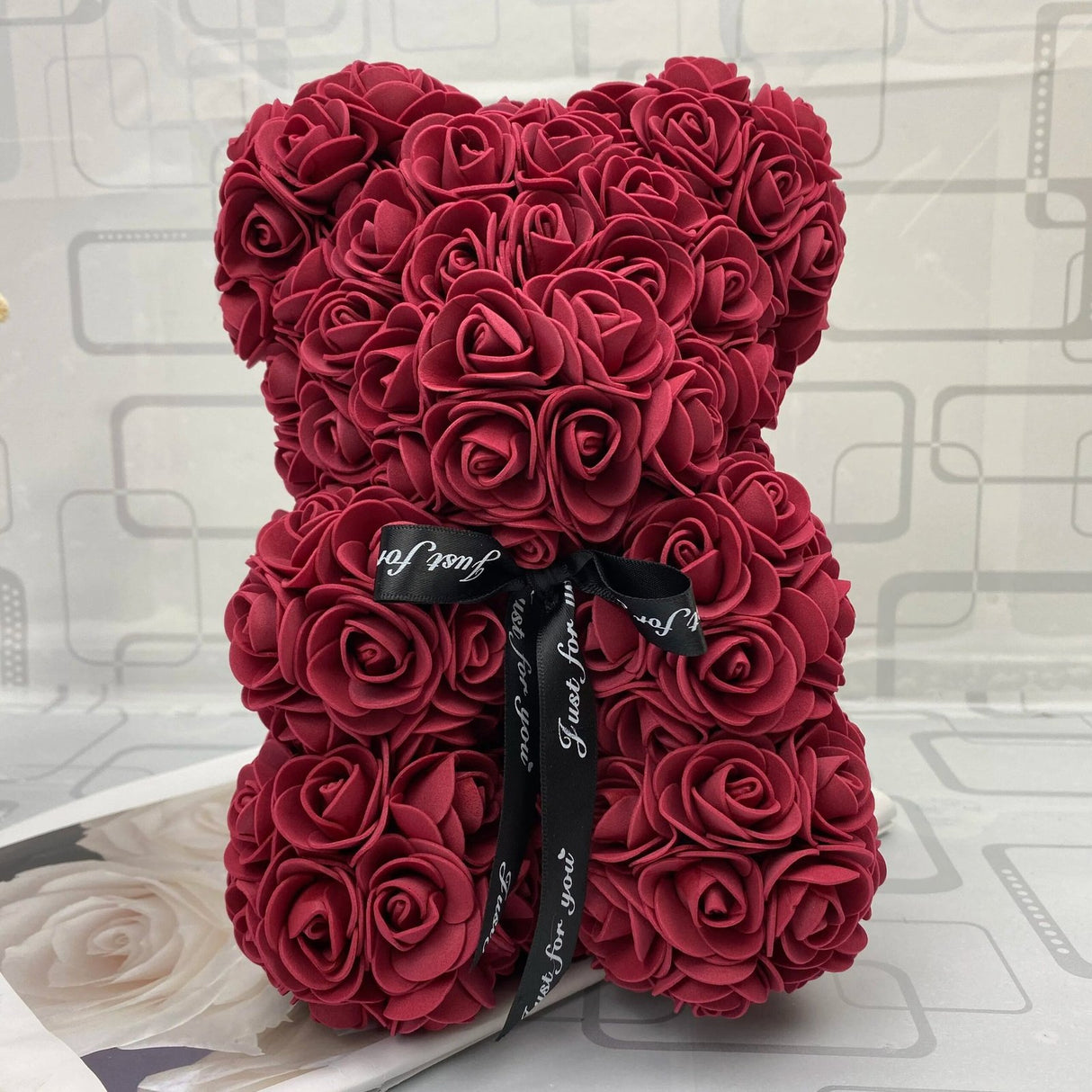 25cm Red Rose Teddy Bear - Ideal Valentine's Day & Christmas Gift image 5