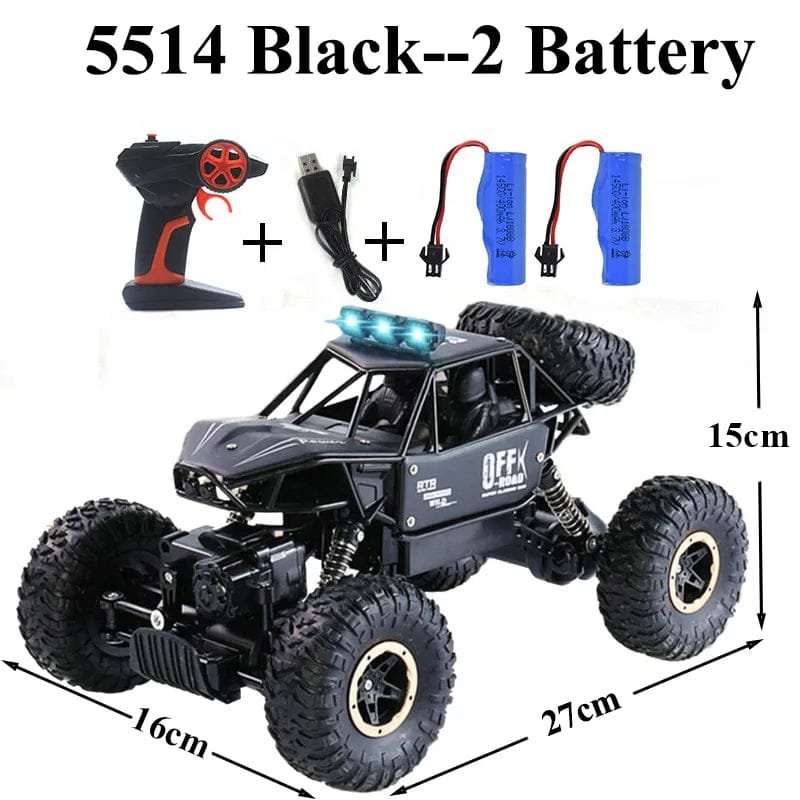 Paisible 4WD RC Car with Bubble Machine - Rock Crawler Toy - 5514-Black-Kit-2 image