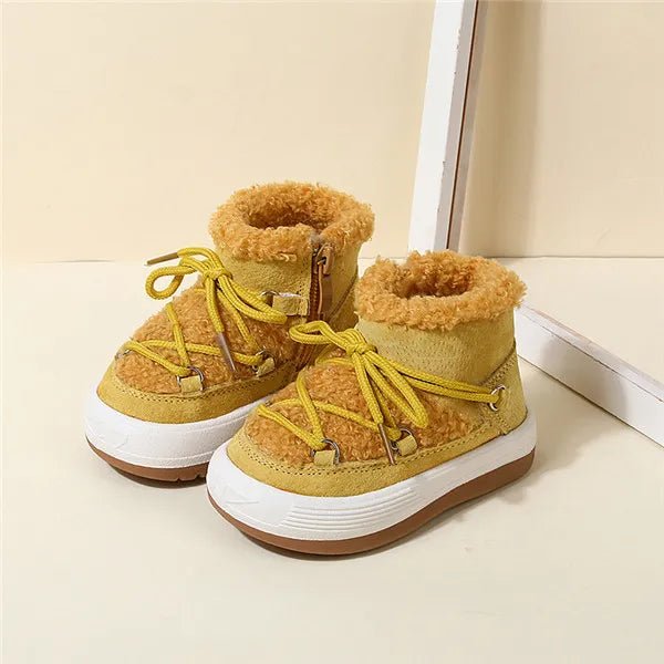 GT-CECD Autumn/Winter Baby Boots - Warm Plush, Rubber Sole image 9