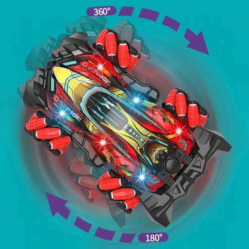 F2 RC Drift Car with Music, LED Lights, 2.4G, Gesture Control image 5