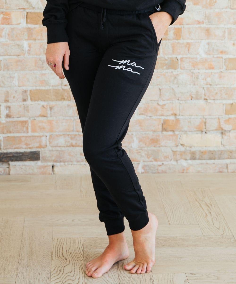 Mama Joggers - Extra Large, Black image