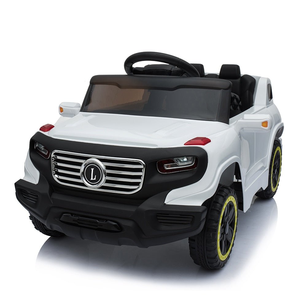 Car Toy Electric Vehicle with Remote Control, Horn, Radio, USB Port, AUX, Spring Suspension, Opening Door, LED Light image 20