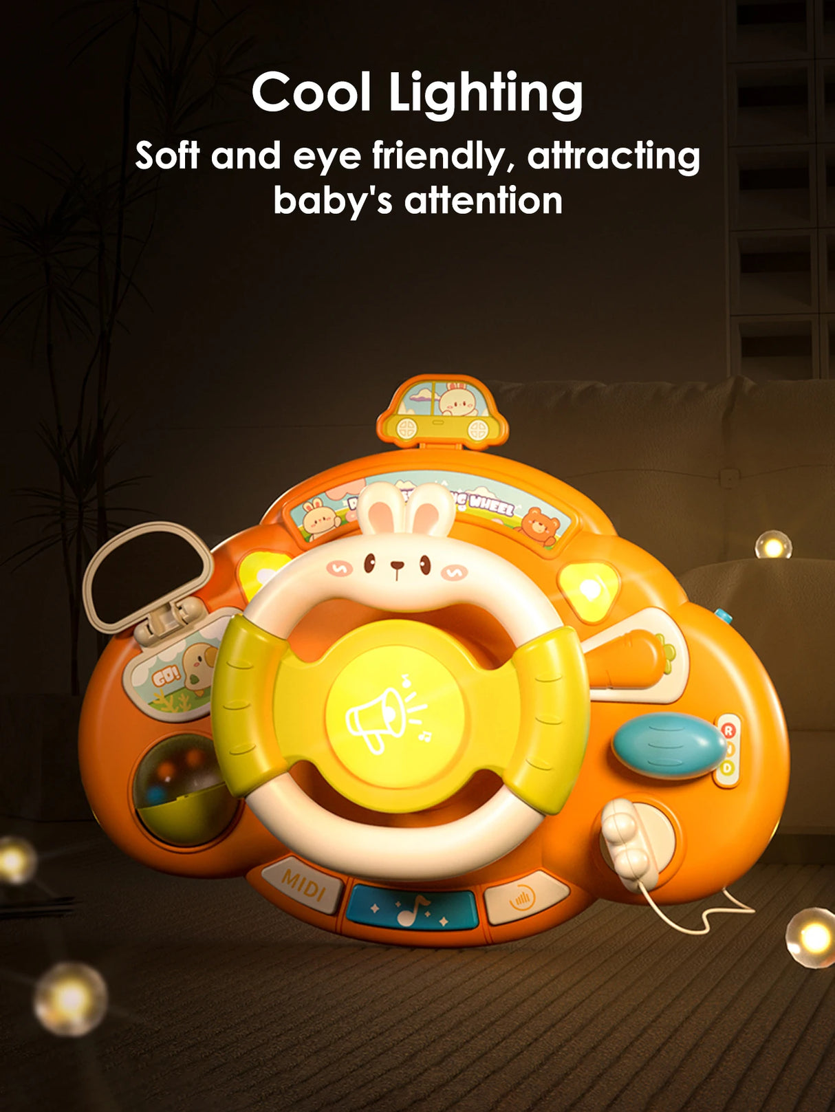 Children's toy with cool lighting