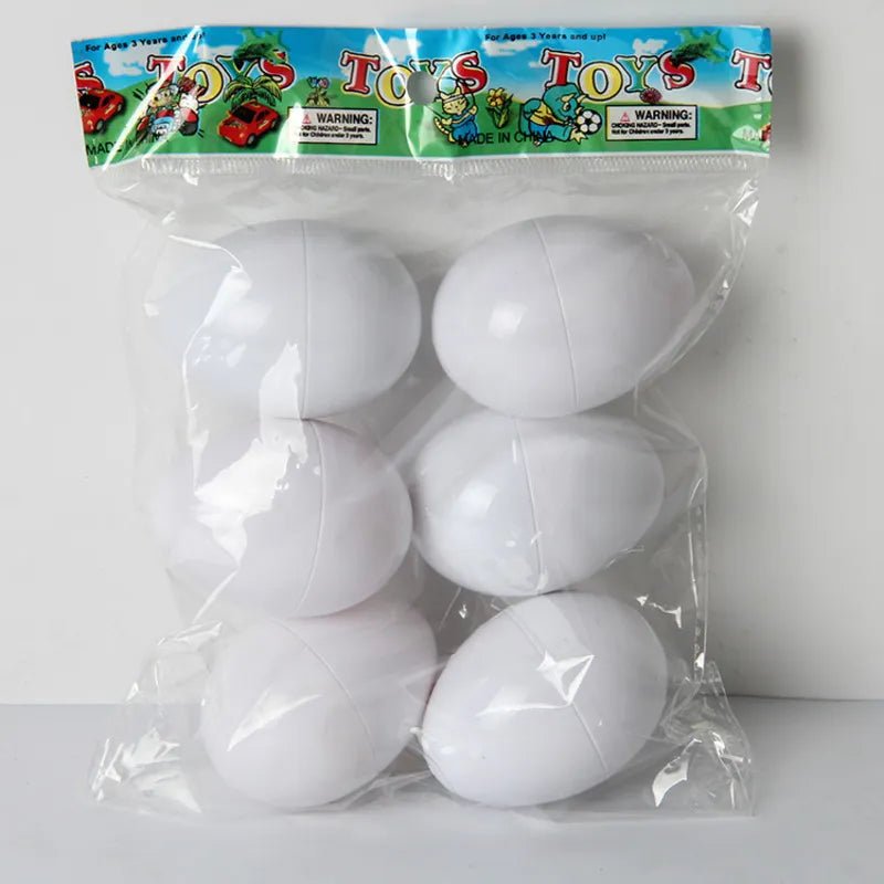 Packaged white balls with a colorful toy-themed label on top.