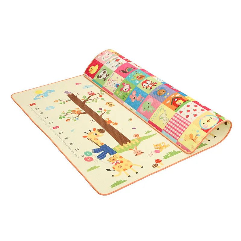Eco-Friendly Thick EPE Baby Crawling Mat - Folding Play Rug - Image Color Style_496, 180x150x1cm image