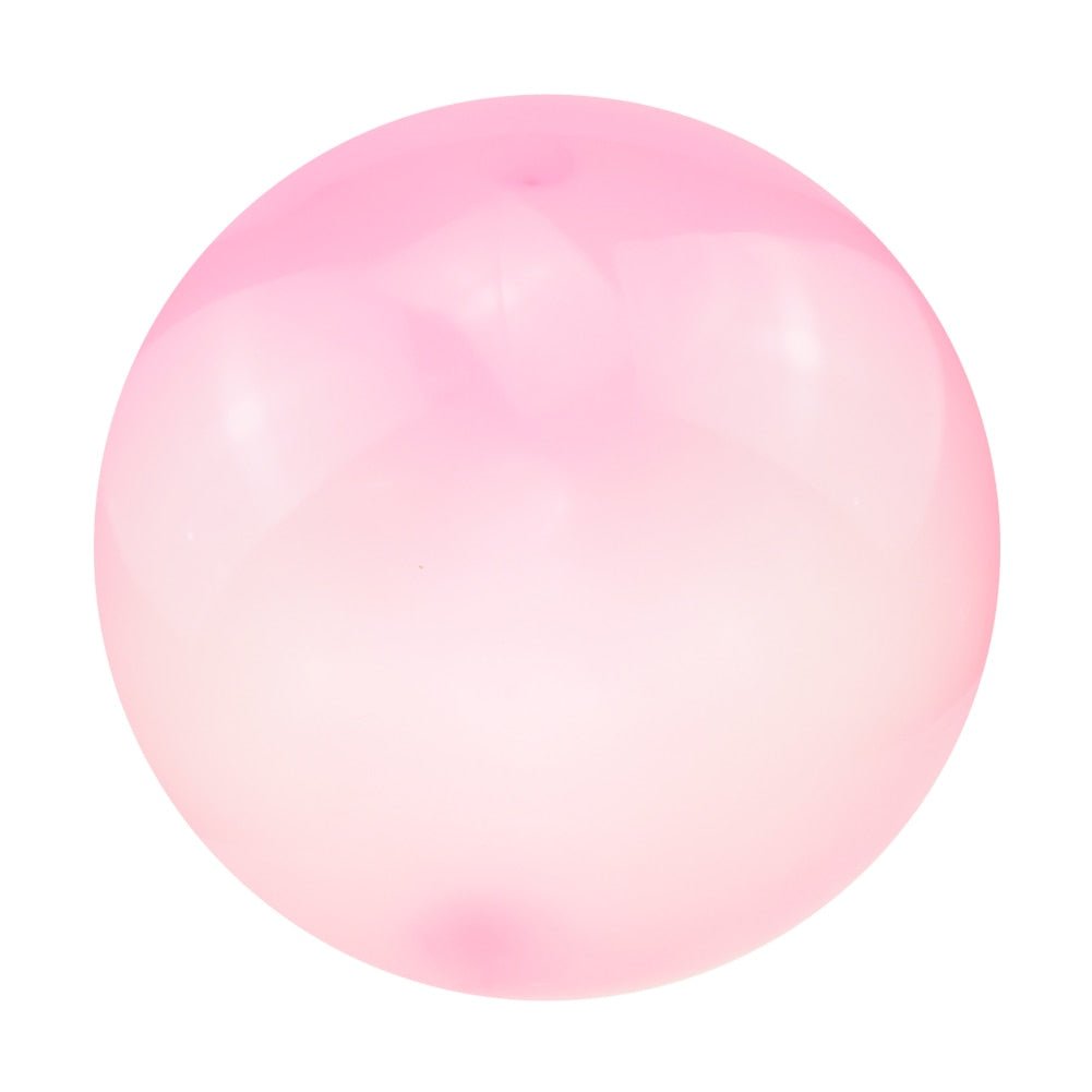 Pink ball on a white background