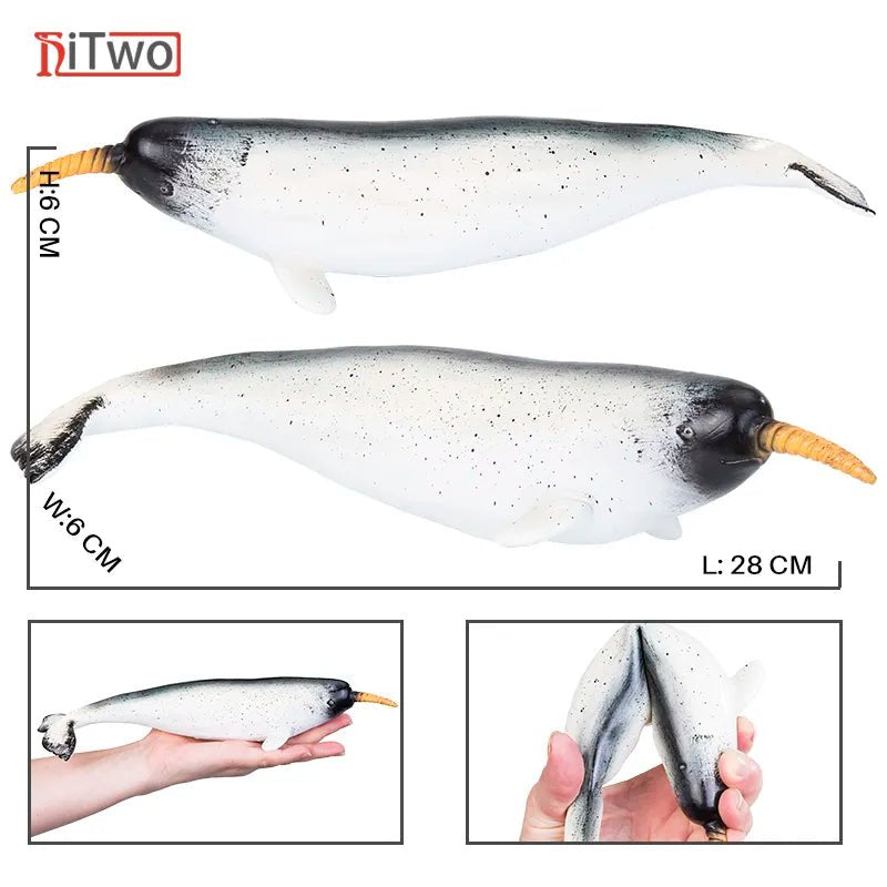 Realistic penguin-shaped fishing lure with measurements