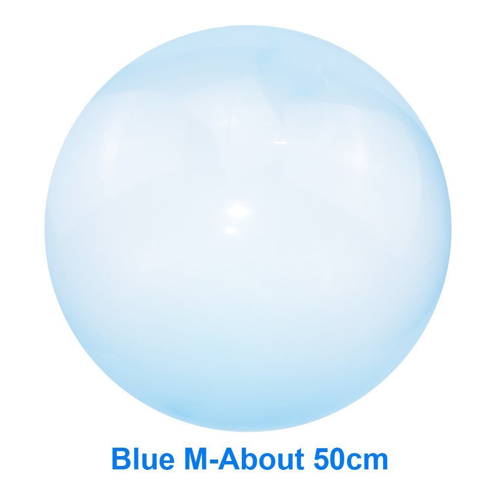 Blue balloon labeled 'Blue M-About 50cm'.