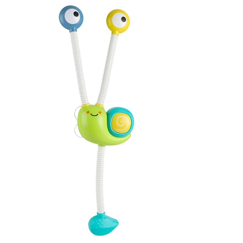 Snail Spraying Faucet Bath Toy, Electric Water Game for Babies - A image