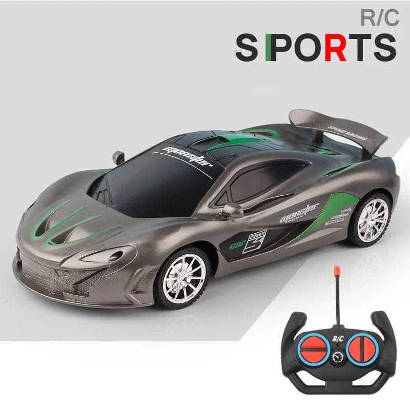 1:18 High-Speed RC Car - 15km/h with LED Light - Chargeable - M Electric gray image