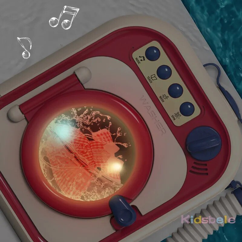 Mini Simulation Electric Washing Machine Toy for Kids image 4