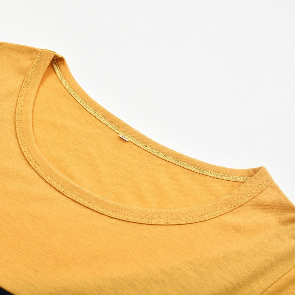 Long sleeve Striped Print t-shirt Maternity breastfeeding tops image 4