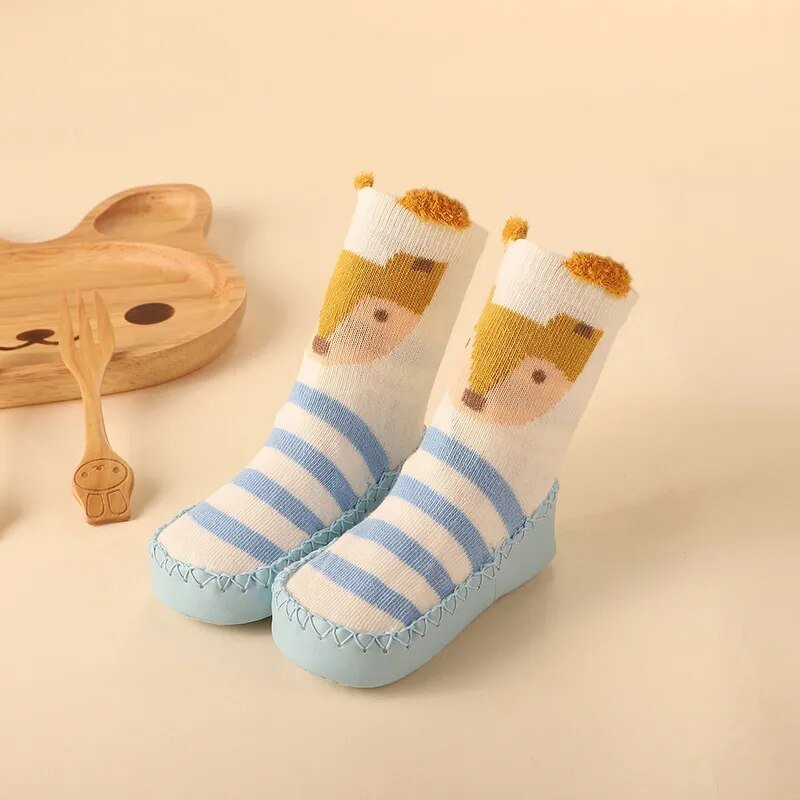 Color Matching Baby Sock Shoes - Soft Soled Sneakers for Toddlers image 7