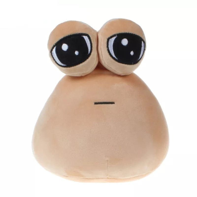 Small plush toy with large eyes.