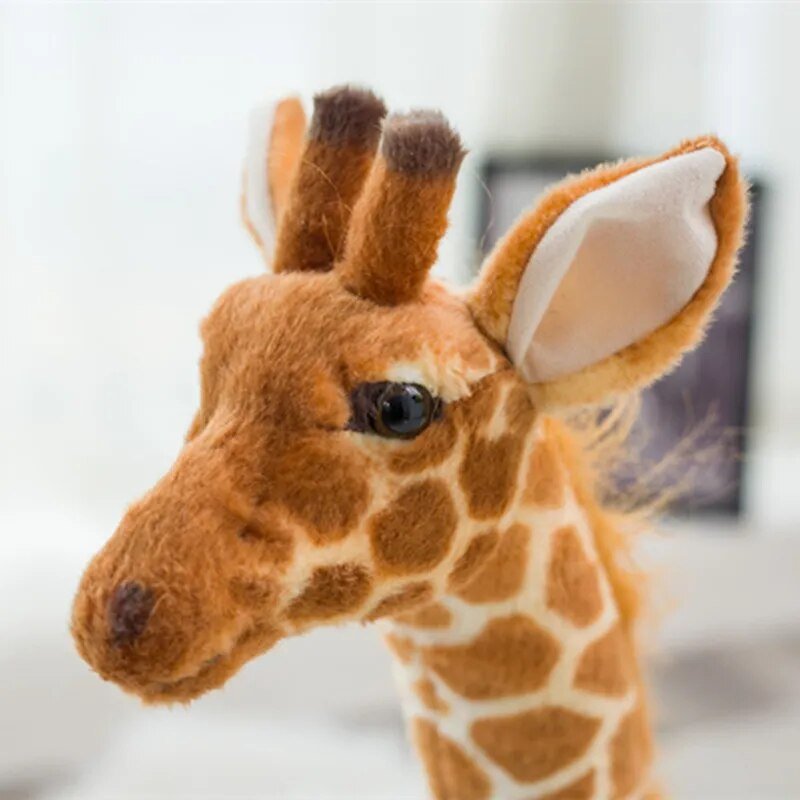 Plush giraffe toy.