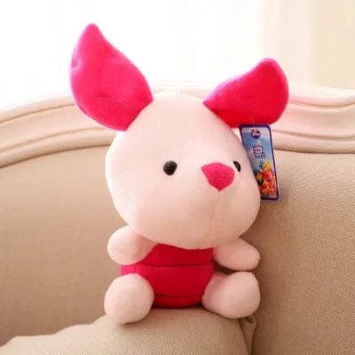 Plush toy with red accents.
