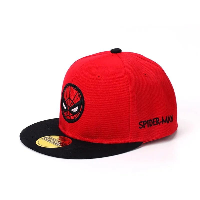 Red and black Spider-Man cap