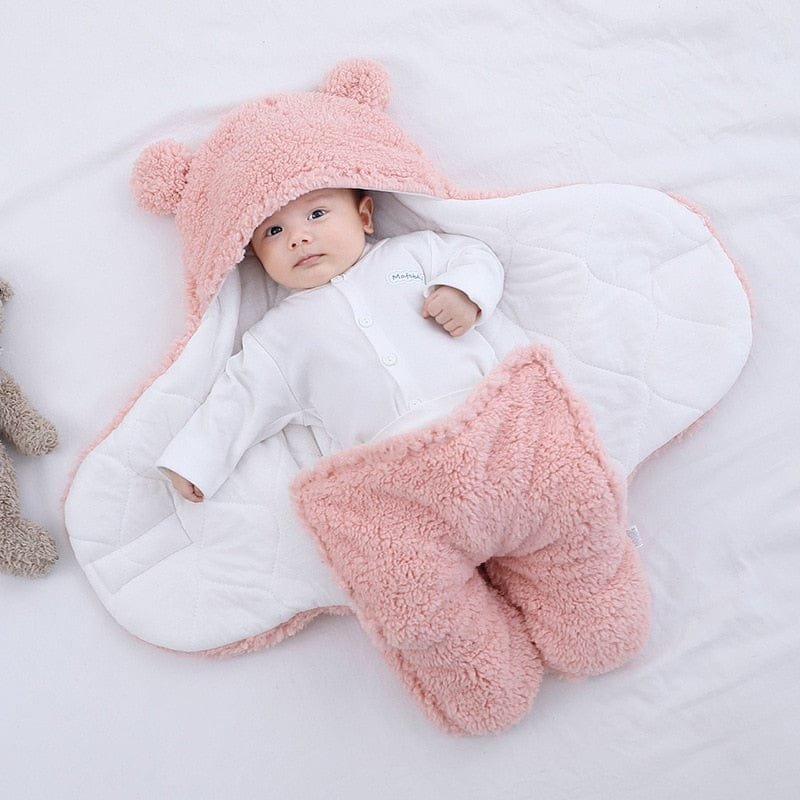 Thick Fleece Newborn Sleep Bag with Cotton Lining image