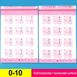 Two pink educational worksheets with arithmetic problems on a blue background.