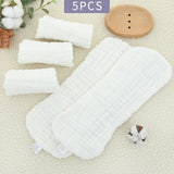 Elinfant 10-Layer Cotton Diaper Inserts (5/10pcs) - EL088-P5, 49X17cm image