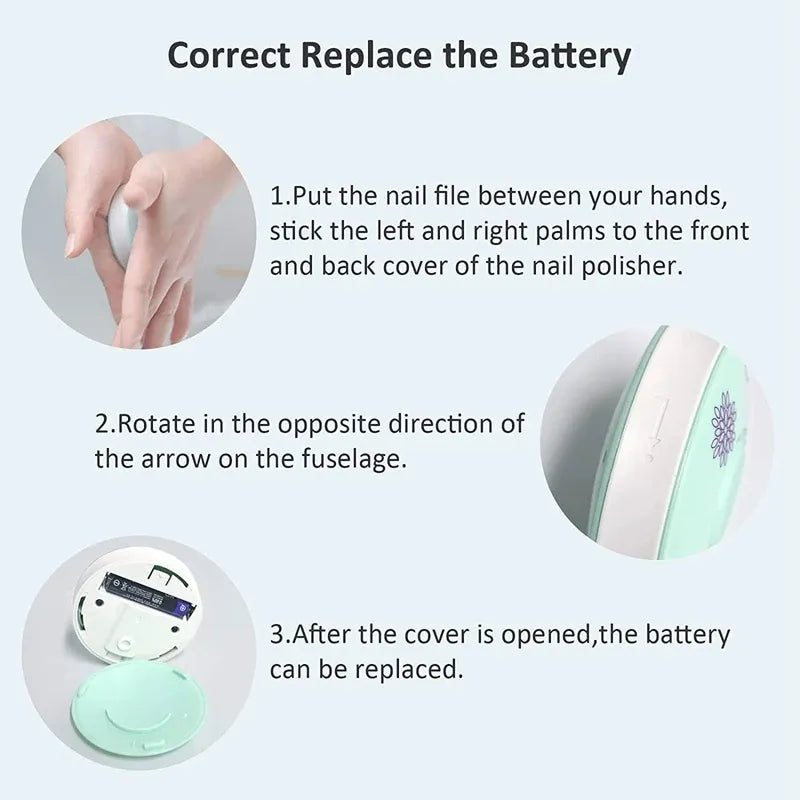 Electric Baby Nail Trimmer & Manicure Kit for Newborns image 2