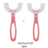360-Degree U-Shaped Children's Toothbrush - Silicone Teeth Cleaner image 17