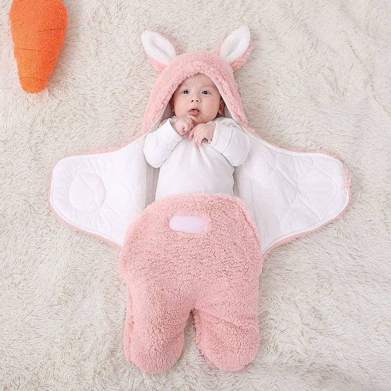 Thick Fleece Newborn Sleep Bag with Cotton Lining image