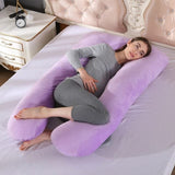 Sleeping Support Pillow For Pregnant Women - Velet Purple image