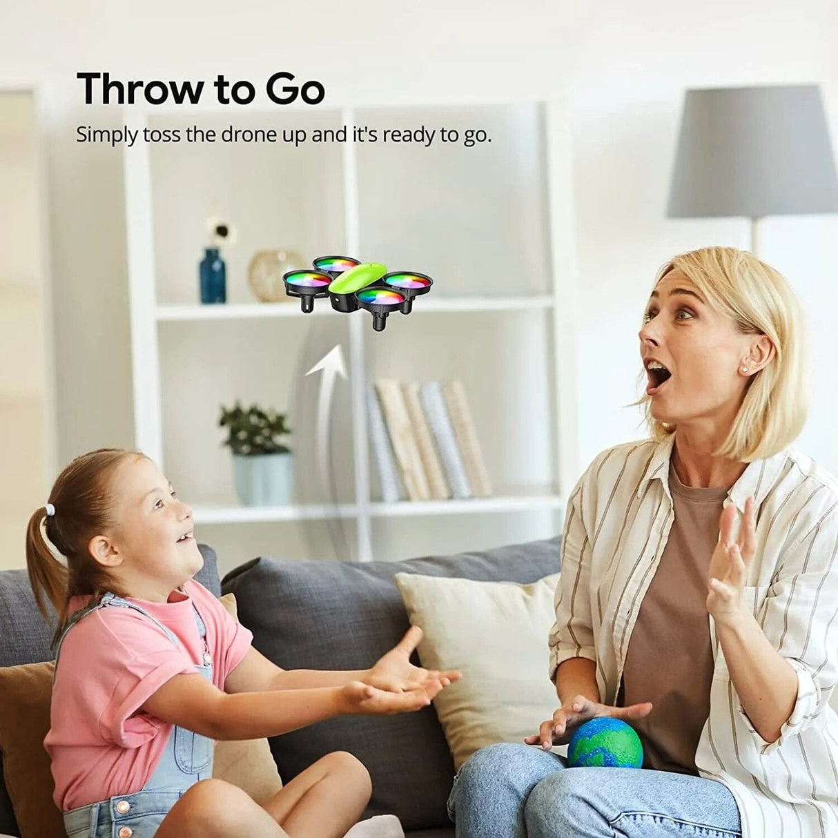 Tomzon A23 Mini Drone with LED, 3D Flip, 3 Speeds - Kids' Quadcopter image 5