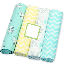 100 percent cotton baby swaddle set presented as rolled blankets, ready for newborn gifting and hospital bag packing.