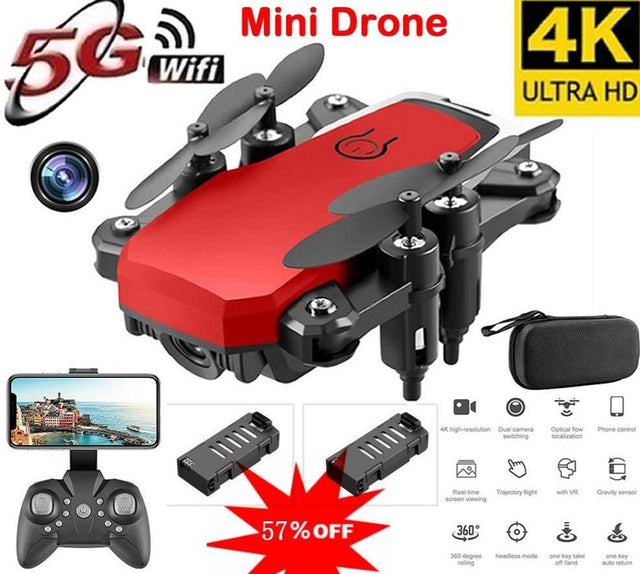 LF606 Mini RC Drone 4K HD with Camera Remote Control Helicopter image 0