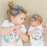 Little & Big Sister Match Jumpsuit Romper and T Shirt Family Outfits image 5