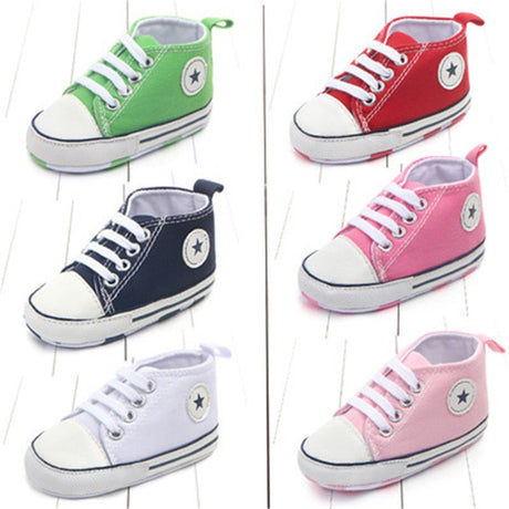 Classic Sports Sneakers Newborn Baby Boys Girls First Walkers Shoes image 0