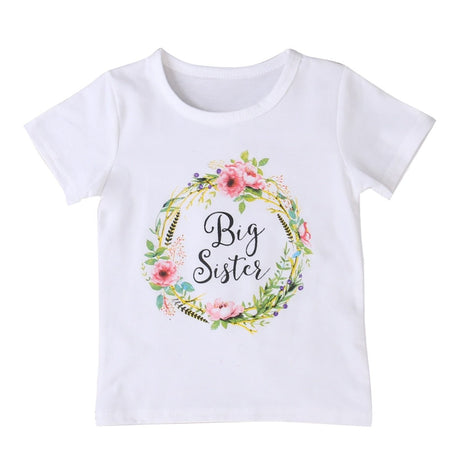 Little & Big Sister Match Jumpsuit Romper and T Shirt Family Outfits image 1