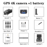 SG906 pro drone 4k HD mechanical gimbal camera 5G wifi gps system - 1 battery_10 image