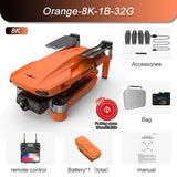 New KF102 GPS Drone - 8K Camera, Anti-Shake, Foldable Quadcopter, 1.2km Range - Orange-8K-Bag image