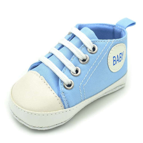 Classic Canvas Newborn Baby Boys Girls First Walkers Toddler Soft Sole Anti-slip Shoes image 18