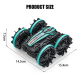 Amphibious RC Stunt Car - Double-Sided Flip, Drift Vehicle image 5