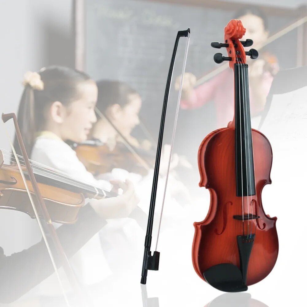 Adjustable String Kids' Play Violin - Educational Toy, Random Colors image 4