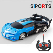 Blue LED-enhanced High-Speed RC Racing Car for drift stunts and everyday kids racing sessions.