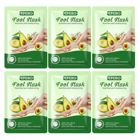 6pk Exfoliating Foot Masks - Peeling, Moisturizing Spa Socks image 19