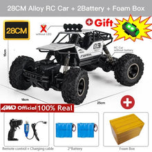 28cm kids all-terrain 4WD RC buggy with an extra battery, keeping playtime going on longer garden race days.