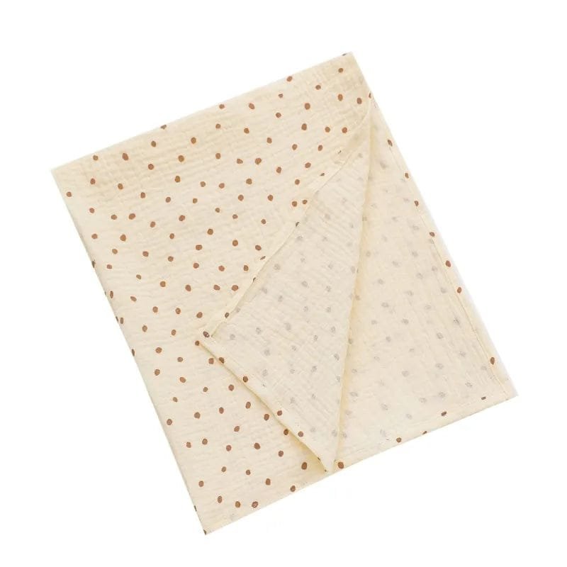 Super Soft Cotton Gauze Muslin Swaddle & Bath Towel - A13, 79x60 cm image