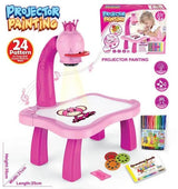 LED Projector Kids' Art Table - Educational Painting Board Toy image 21