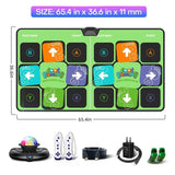 Family TV/PC Dance Mat Game with Wireless Double Controller image 5